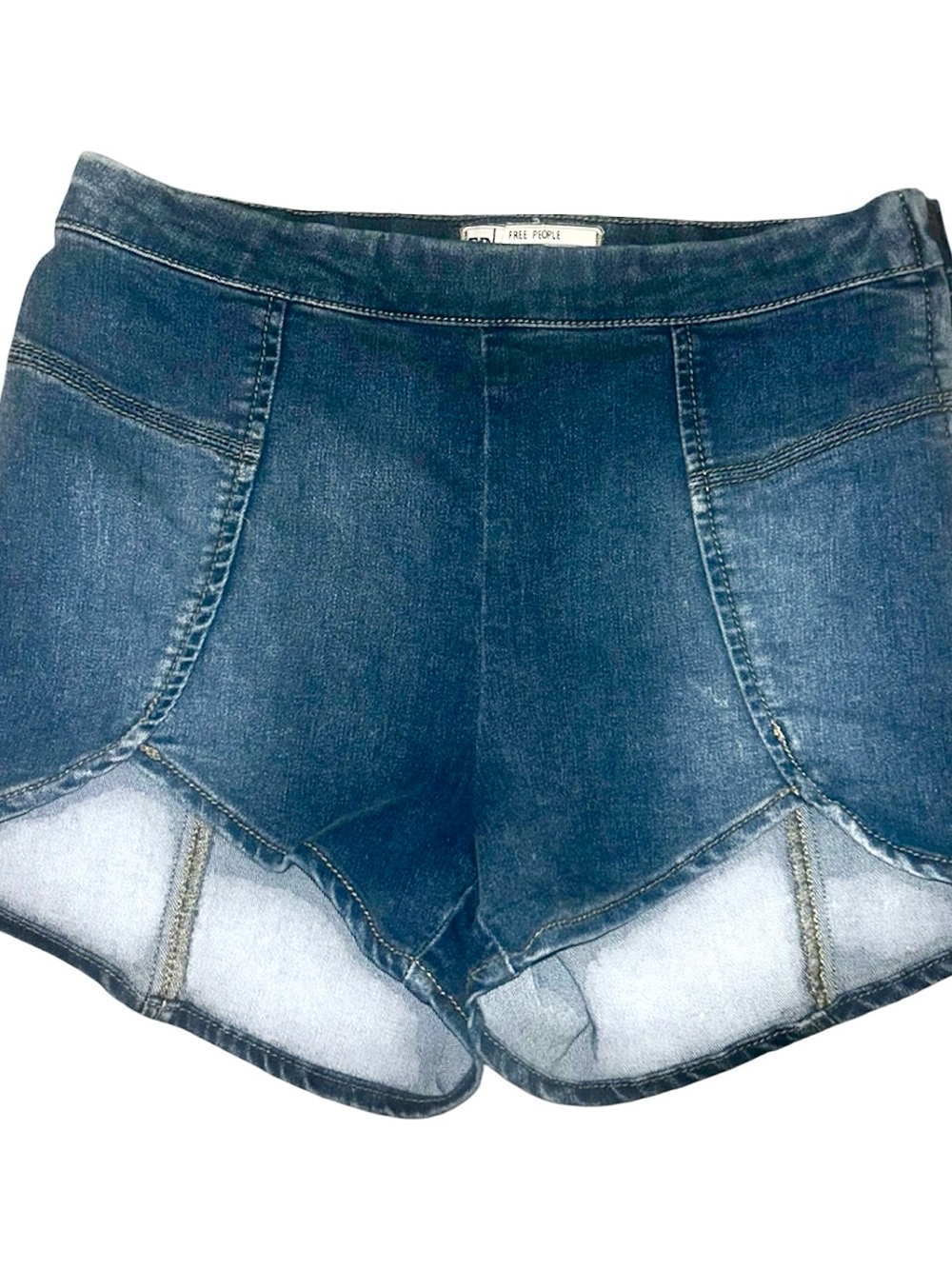 Free People Denim Tulip Shorts